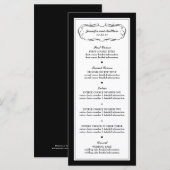 白黒のTuxedoメニュー メニュー (正面/裏面)