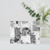 白黒はがき形式のフリースタイル ポストカード (スタンド正面)