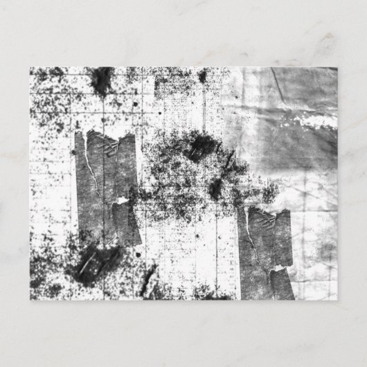 白黒はがき形式のフリースタイル ポストカード (正面)