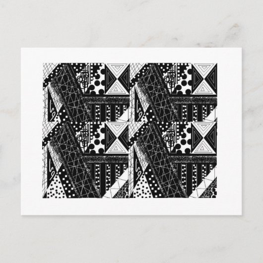 白黒はがき ポストカード (正面)