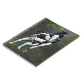 白黒はげ顔オ絵を描バス ノートブック (左側)