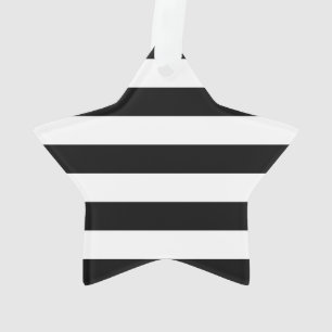 白黒はっきりしたデザイン オーナメント