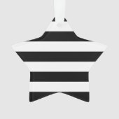 白黒はっきりしたデザイン オーナメント (正面)