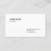 白黒はっきりしたバッファロープレイドパターンモノグラム 名刺 (裏面)