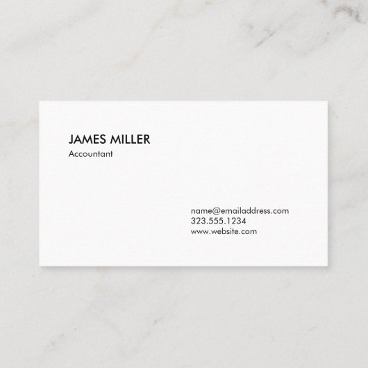 白黒はっきりしたバッファロープレイドパターンモノグラム 名刺 (裏面)