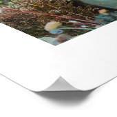 白黒はっきりしたバルミツワーフォトデジタルウェルカム ポスター (角)