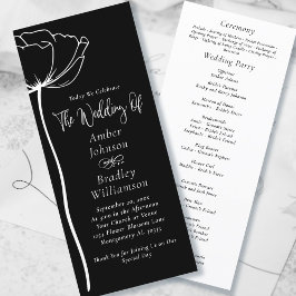 白黒はっきりしたフローラモダンシンプル結婚s プログラム