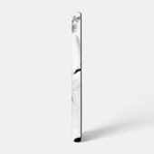 白黒はっきりしたフローラ SAMSUNG GALAXYケース (左側面)