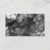 白黒はっきりしたロゴ 名刺 (裏面)