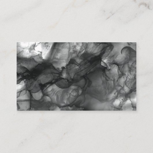 白黒はっきりしたロゴ 名刺 (裏面)