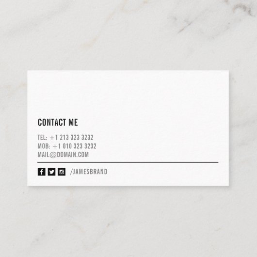 白黒はっきりした写真家 名刺 (裏面)