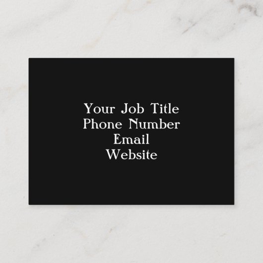 白黒はっきりした及びシンプル 名刺 (裏面)