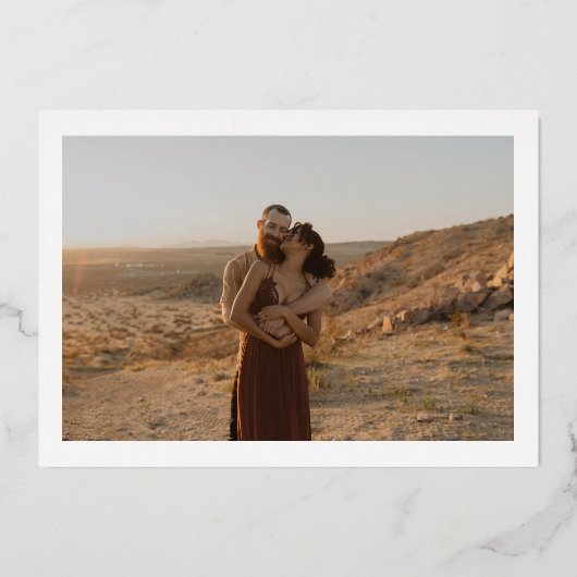 白黒はっきりした名金ゴールド3結婚枚 箔招待状 (裏面)