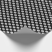 白黒はっきりした水玉模様包装紙 ラッピングペーパー (角)