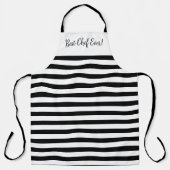 白黒はっきりした エプロン (正面)