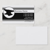 白黒はカスタムな金敷の名刺衰退します 名刺 (正面/裏面)