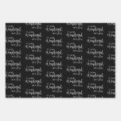 白黒は一年で最も素晴らしい時期 ラッピングペーパーシート (正面3)