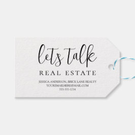 白黒は不動産の実在情報を話し連絡よう ギフトタグ