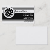 白黒は名刺バレーボールの衰退します 名刺 (正面/裏面)