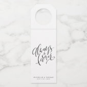 白黒は常モダンに永遠の脚本 ボトルネックタグ (正面)