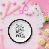 白黒は死ぬまで我々は別結婚れ ペーパープレート (パーティー)