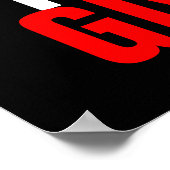 白黒は決して与え成功バスケットボールプリント ポスター (角)