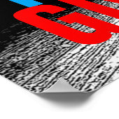 白黒は決して与え成功バスケットボール ポスター (角)