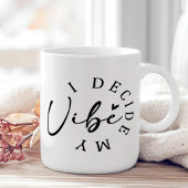 白黒は自分の雰囲気を決める感動的 コーヒーマグカップ