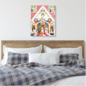 白黒ひげ キャンバスプリント (インサイチュ (寝室))