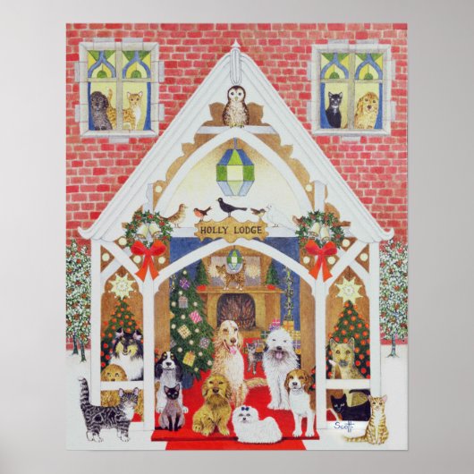 白黒ひげ ポスター (正面)