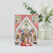 白黒ひげ ポストカード (スタンド正面)