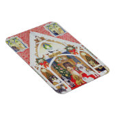 白黒ひげ マグネット (右側)