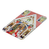 白黒ひげ マグネット (左側)