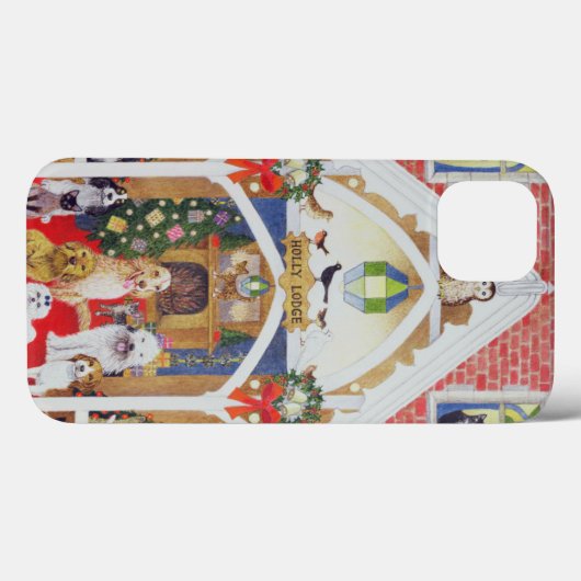 白黒ひげ Case-Mate iPhoneケース (裏面 (横))