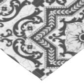 白黒ひび割れセラミックスタイルアズレジョ テーブルクロス (アングル)