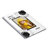 白黒ひまわりベビーの初年度 ノートブック (右側)