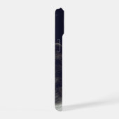 白黒ふわふわの子猫 iPhone 15ケース (右側面)