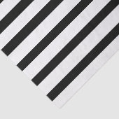 白黒または黒とカスタマイズ可能なカラーのストライプ 薄葉紙 (詳細)