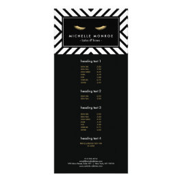 白黒まつモダン毛の黄金 ラックカード