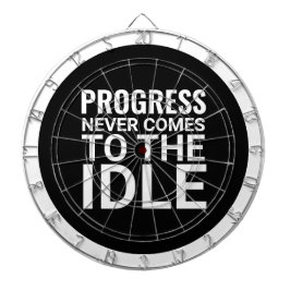 白黒やる気を起こさせることわざ感動的 ダーツボード