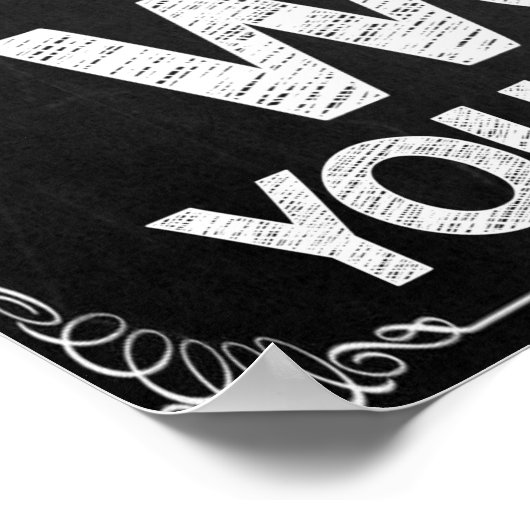 白黒やる気を起こさせるの教室ポスター ポスター (角)