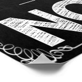 白黒やる気を起こさせるの教室ポスター ポスター (角)