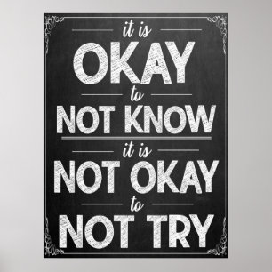 白黒やる気を起こさせるの教室ポスター ポスター