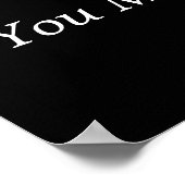 白黒やる気を起こさせるバスケットボール ポスター (角)