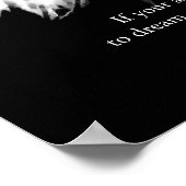 白黒やる気を起こさせるリーダスバルトイーグル ポスター (角)