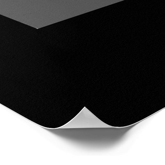 白黒やる気を起こさせるリーダーシップタイガーポスター ポスター (角)