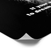 白黒やる気を起こさせるリーダースライオンポスター ポスター (角)