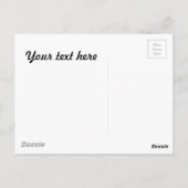 白黒りんごストライプのと ポストカード (裏面)