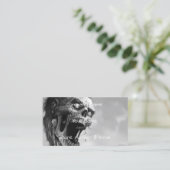 白黒わめくゾンビ 名刺 (スタンド正面)