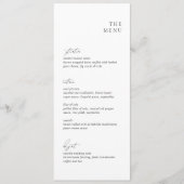 白黒をクモダンリ結婚ン メニュー (正面)